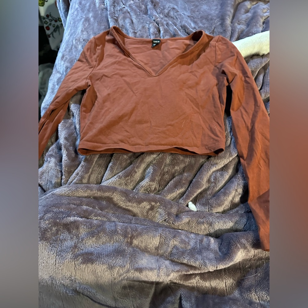 SHEIN cropped long sleeve